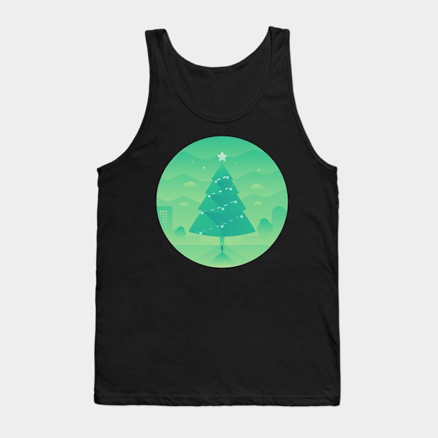 Christmas tree Tank Top by HuntersDesignsShop